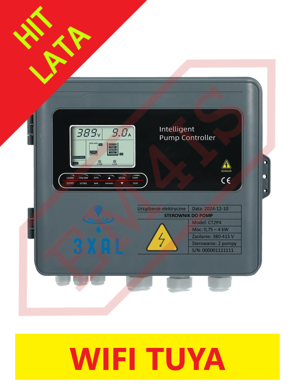 Sewage pump controller 3XAL PRO for 1 pump 230V or 400V