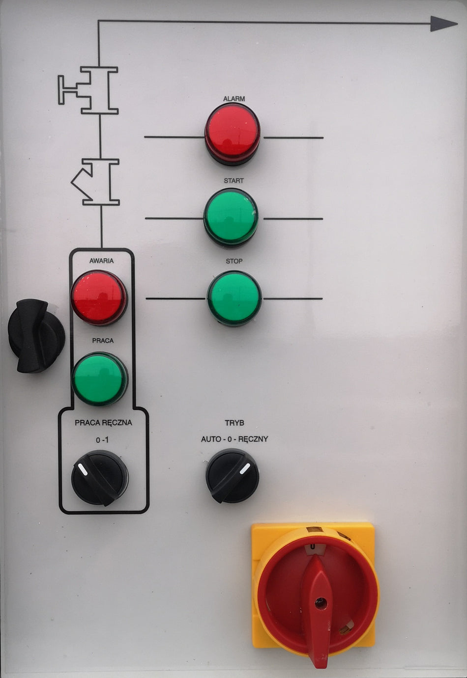 ASPP 1 automation controlling a home pumping station with 1 pump