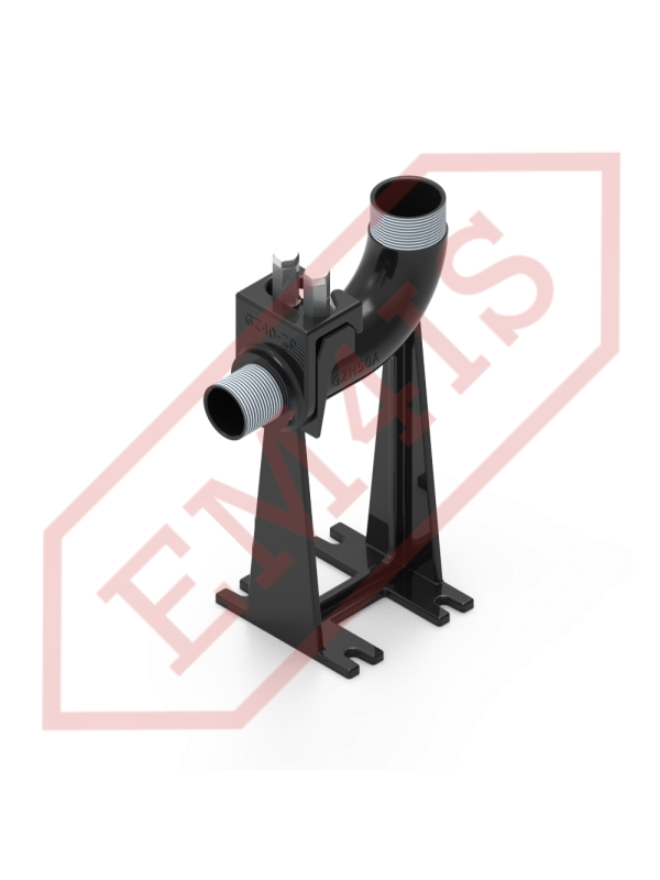 З'єднання коліна GZH із зовнішньою ниткою.