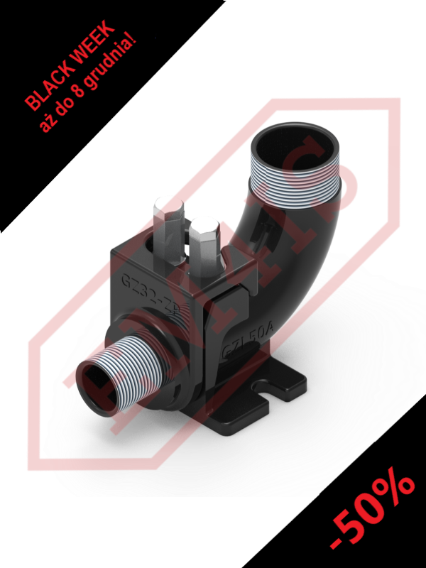 GZL50 Low knee coupling foot with 2" (2 inch) male thread