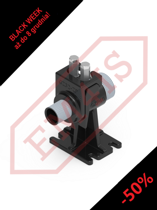 GZP Cleansing foot straight with external thread.