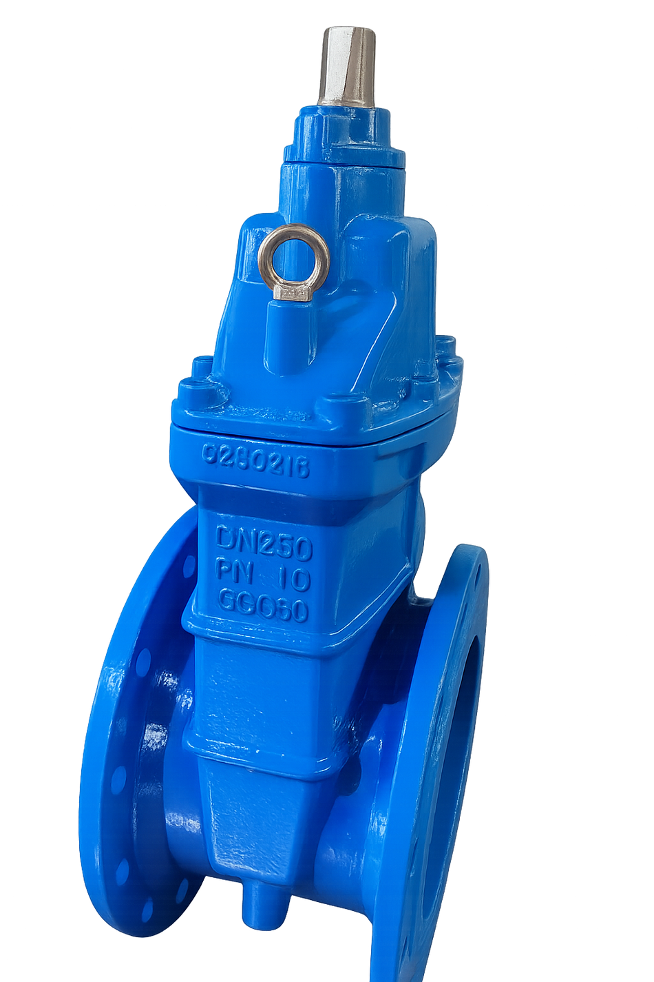 ZKO-K Rubberized flanged wedge gate valve for sewage - DN50 - DN300